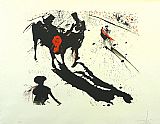 Salvador Dali Bullfight 1 painting